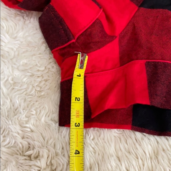 LOVE BY GAP Women’s Flannel Plaid Pajamas/Shorts/Eye Mask Set Size XL NWT - Picture 9 of 13